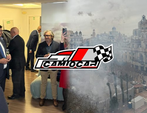 Camiocar participa en el balcón institucional de San Cristóbal junto a profesionales del transporte valenciano